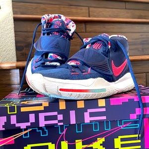 EUC Kyrie 6 midnight navy/ laser crimson